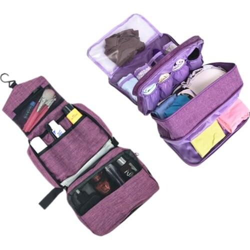 2pcs/Set Women Travel Accessory Bra Underwear Bag Girls Socks Finishing Organizer Cosmetic Storage Cases Toiletry Makeup Bags