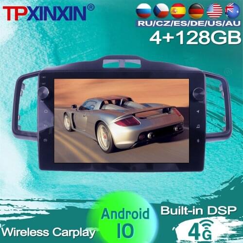 4+128G For Honda fit jazz 2008 2009 2010 - 2015 Android 10 Car Radio Tape Multimedia video player GPS Navigation Vioce Control