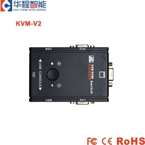 4K USB HDMI KVM Switch Box Video Display Switch 2 port two in one out two dual computer keyboard mouse converter video monitor