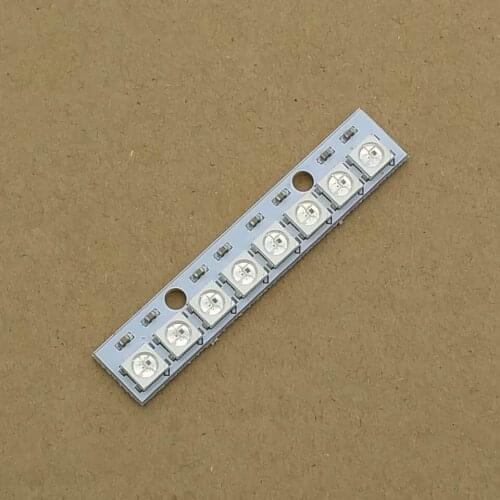 8 channel WS2812 5050 RGB LED lights built-in full color-driven development board8 channel WS2812 5050 RGB LED lights bu