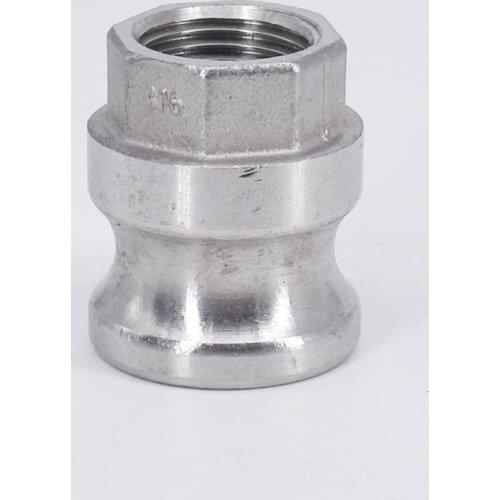 1/2" BSPT Female x Plug Type A Camlock Quick Disconnect Coupling 304 Stianless Cam Groove For Hose Pumps Homebrew
