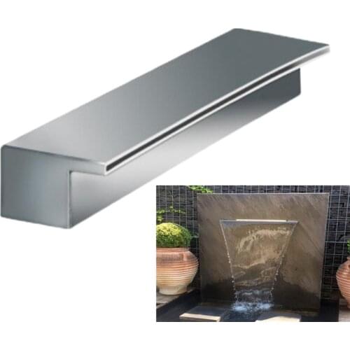 Decorative Indoor Or Outdoor Artificial Stainless Steel Water Feature Wall Fountain Outdoor Wall Decor Pool,Waterfall Fountain