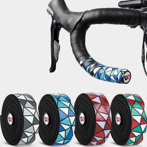 Road Bike Handlebar Tape Color Pu Bicycle Lace-up Stain-Resistant Washable handlebar tape road bike
