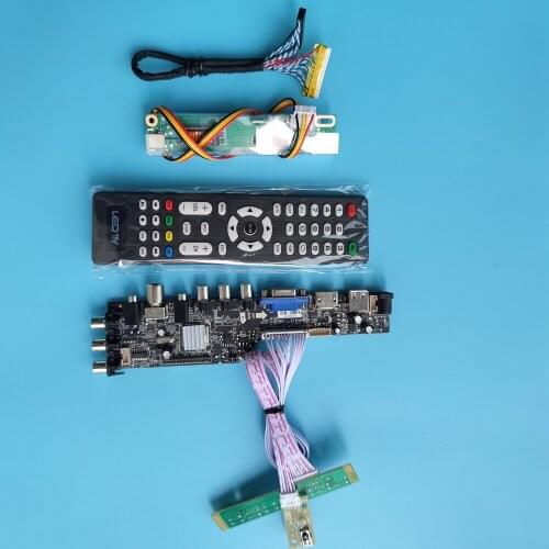 Kit for B141EW03 V2/B141EW03 V3 1280X800 1 CCFL 30pin Controller board HDMI VGA DVB-T Screen monitor Digital TV USB AV LCD Panel