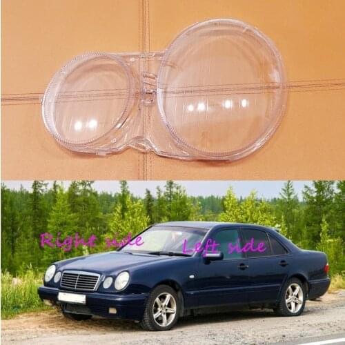 For Mercedes-Benz E-Class W210 E200 E240 E260 E280 E320 E4300 2000-2005 Car Headlight cover Headlamp Lens Auto Shell Cover