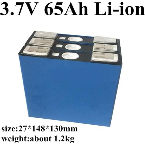 3.7V 50Ah lithium polymer battery 3.7V Li-ion cells for 12V 16V 24V 48V Battery Pack DIY Ebike motorcycle scooter battery