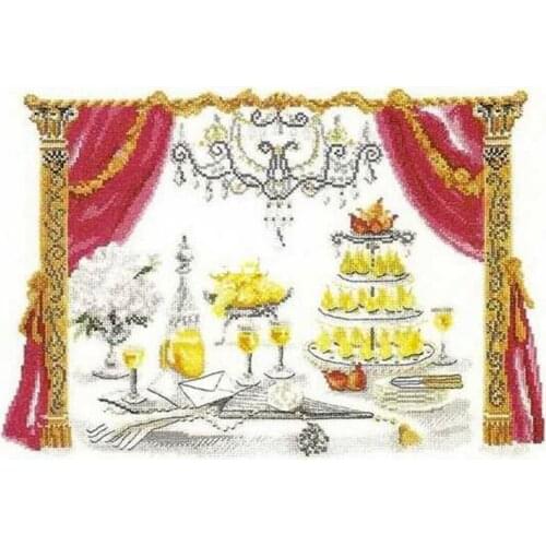Top Manufacturer Embroidery A Big Dinner Funny Cross Stitch for Beginners with 100% Cotton Floss & Free Shipping for Home Decor