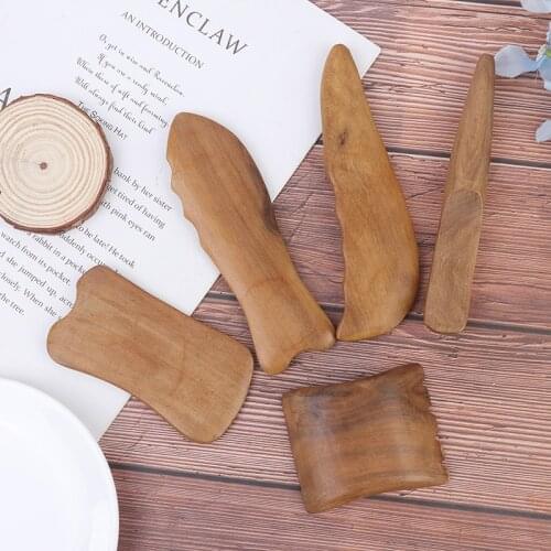 Wood Gua Sha Board Massage Scraper Guasha Plates Slimming Guasha Body Health Care Massage Tool For Back Arm Face Skin Tool