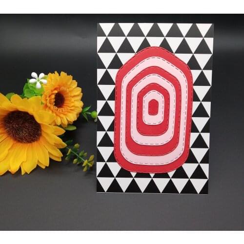 114*71mm Irregular Cascading new Metal Cutting Dies for decoration card DIY Scrapbooking stencil Paper Craft Album template Dies