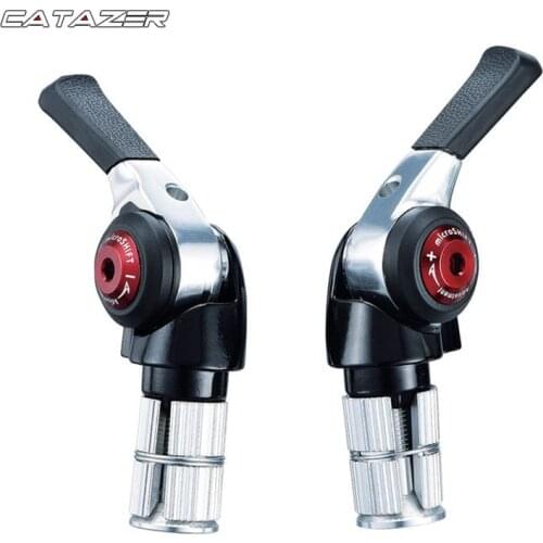 Microshift TT Bar End Shifter MTB Shifters Road Bike Shift Bicycle 9/10/11 Speed Compatible for Shimano Bicycle Shifter