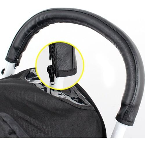 New baby stroller handle PU leather baby stroller baby stroller armrest box baby stroller accessories protective cover