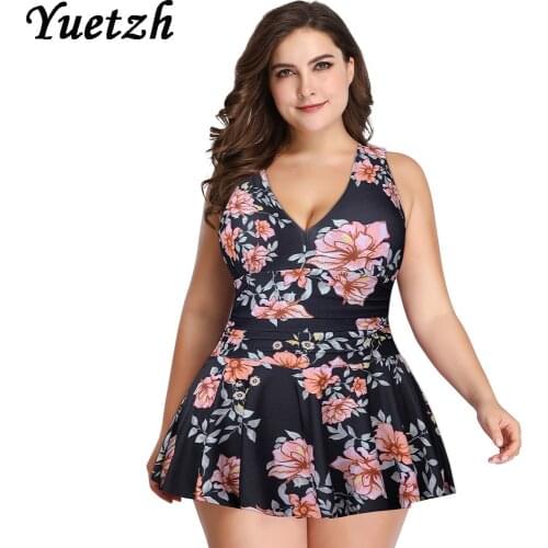 2021 New Push Up One Piece Swimsuit Women Plus Size Swimwear Large Big Plussize Swimming Suits Beachwear Bathing Suits