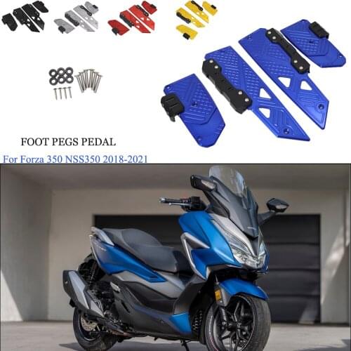 Front and Rear Footrest Footboard Step Foot Pegs Pedal NEW Motorcycle For HONDA FOR Forza 350 Forza350 2018-2021 2020 2019