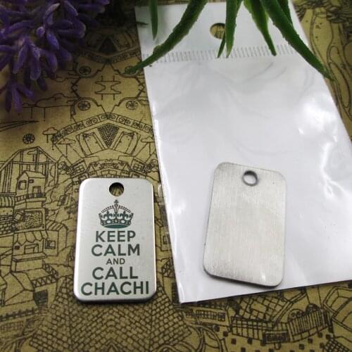 20pcs--"keep calm and eat naan"stainless steel charms more style for choosing DIY pendants for necklace