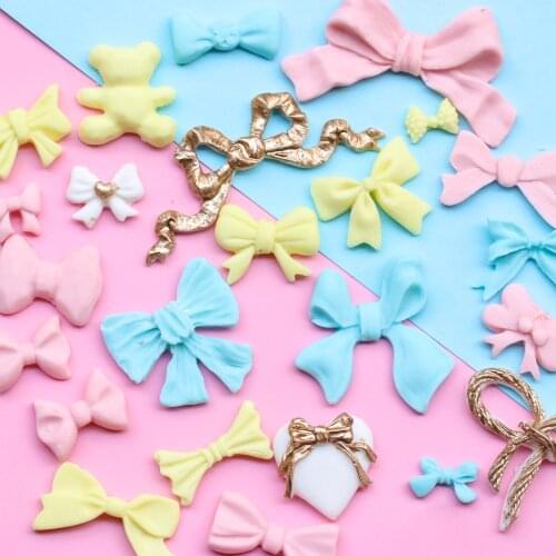 Variety MINI Bow Bowknots Cake Mold Silicone Baking Accessories DIY Sugar Craft Chocolate Knife Mold Fudge Cake Decoration Tool