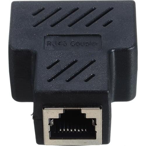 Universal 1 to 2 Ways LAN Ethernet Network Cable RJ45 Splitter Extender Connector Adapter