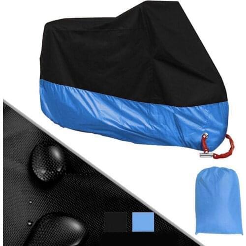 Universal Outdoor Motorcycle Motorbike ATV Scooter Waterproof Sun Block Protective Cover Rain Cover Protector - Size 3