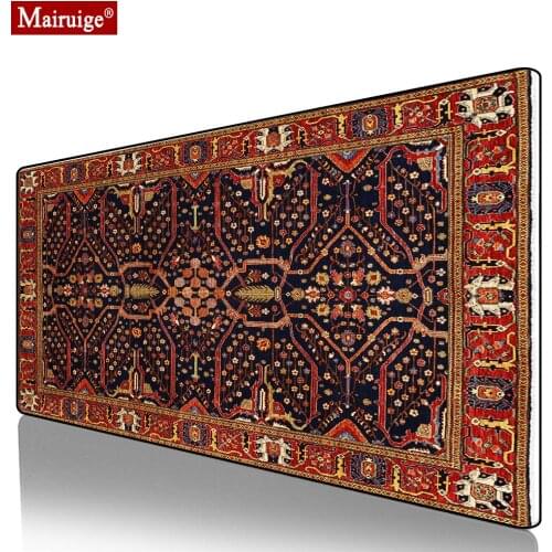 Vintage Persian Rug Mouse Pad XXL Gamer Desk Mat Large Keyboard Pad Gaming MousePad 90x40cm/80x30cm for Laptop Table Pads