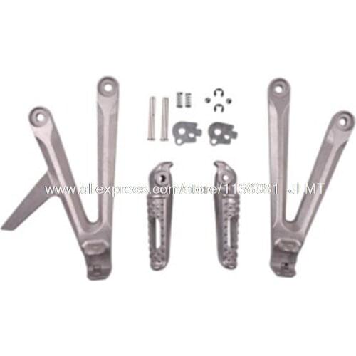 Motorcycle Rear Silver Bracket Footrest for Honda CBR600RR 2005 - 2006 for HONDA CBR600RR Footrest Brackets