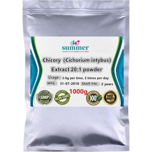 1000g Chicory,Cichorium intybus Extract 20:1 Powder,Ju ju,endive,witloof,chiccory,succory extract for clearing away heat