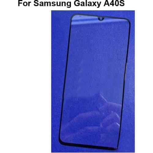 2PCS For Samsung Galaxy A40S Touch Screen Glass Digitizer Panel Front Glass Sensor For Galaxy A 40S a40 s Without Flex SM-A3050