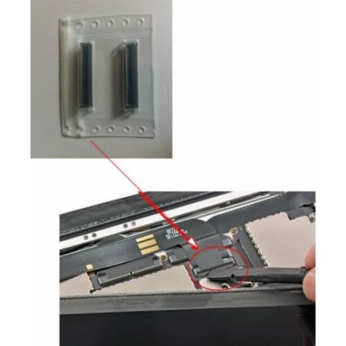 20pcs/lot Brand New Original FPC LCD Screen Display Connector On Logic Board Motherboard For ipad 3 4 LCD Flex
