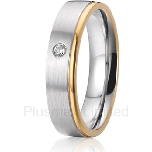 2016 OEM/ODM beautiful gift for lovers ladies female women one stone engagement wedding rings