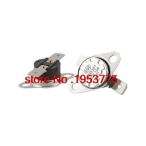 5 Pcs 110 Celsius Normal Close Thermostat Temperature Control Switch KSD301