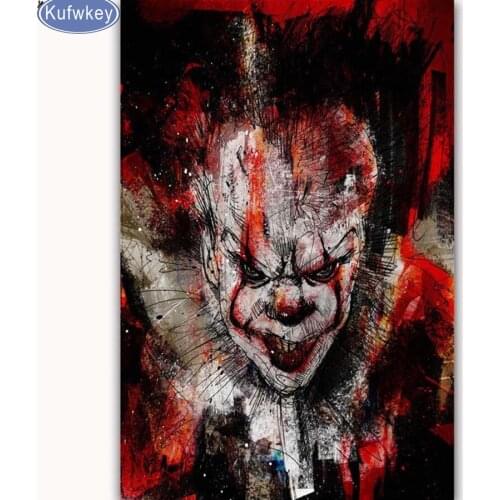 5d DIY Diamond mosaic Horror Movie,Halloween gifts,Diamond Paintings Cross Stitch Kits Diamond Embroidery Patterns Rhinestones