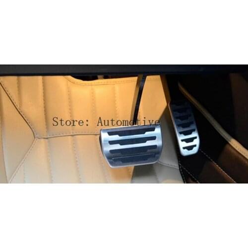 For Jaguar XE F-PACE X761 Car-styling Stainless steel Brake Fuel Gas Pedal Pedales Cover Trim Accessories