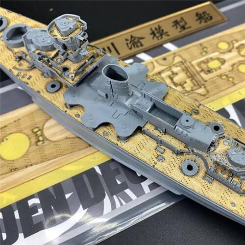 For 1/700 German Scharnhorst Flyhaw Battleship High Quality DIY Ship Model Cover Modification Parts Wooden Deck Masking Sheet