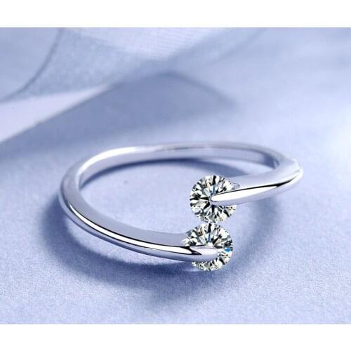 Punk Crystal Beads Rings For Women Girls Fashion Irregular Finger Rings Gift 2021 Female Jewelry Party