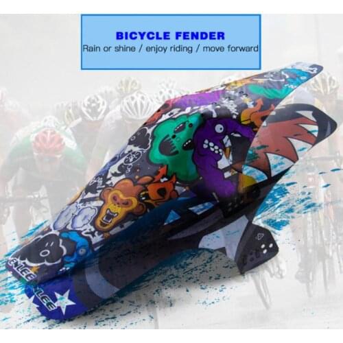 1PC New Bicycle Fenders PP5 Thermal Resin Front /rear Bike Mudguard MTB Mountain Bike Wings Mud Guard Cycling Accessories