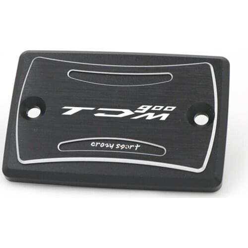 For YAMAHA TDM 900 Front Brake Reservoir Cover TDM900 900 Motorcycle Master Cylinder Oil Fluid Cap Logo 2004-2015 Black Blue