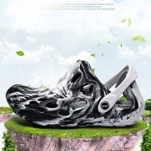 Summer Men Slippers Creative Outdoor Garden Shoes Clogs Beach Sandals Mules Casual Indoor Home Slides Bathroom Loafers Flip Flop