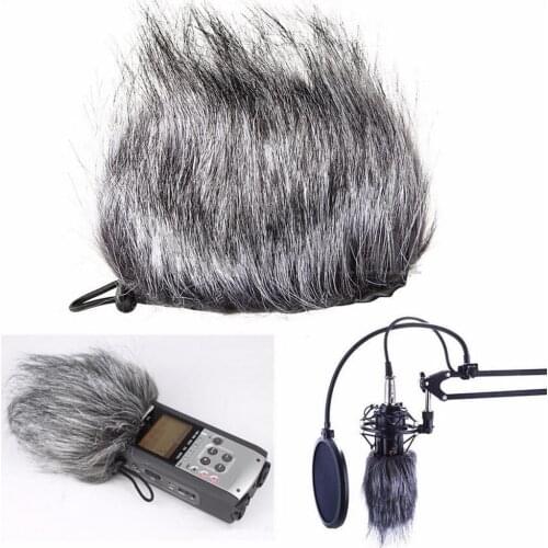 Microphone Mic Muff Fur Wind Cover for Zoom H1 H2N H4N Q3 Q3HD D50 Recorder