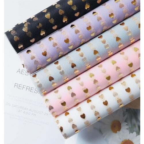 Tissue Paper 0.6*5M Craft Paper Floral Love Wrapping Scrapbooking Paper Gift Decorative Flower Paper Arts Home Decoration Party