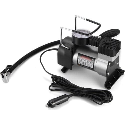 12V Portable Car Electric Inflator Pump Air Compressor 100PSI Electric Tire Tyre Inflator Pump for for Auto Bicycles Motorcycl