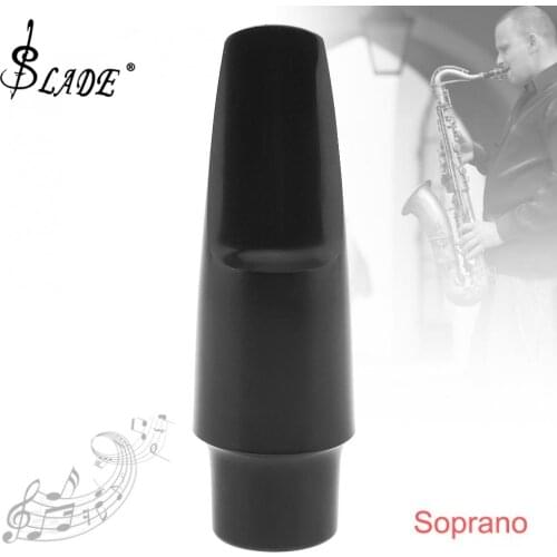 Slade Durable Professional Bakelite Soprano Saxophone Mouthpiece Sax Instruments Parts
