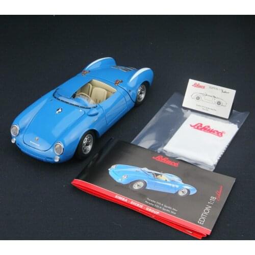 Schuco 1:18 Porsches 550 Spyder Convertible Door Can Be Opened Collector Edition Metal Diecast Model Toy Gift