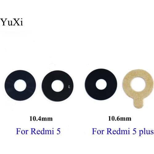 YuXi for Xiaomi Redmi 5/ Redmi 5 Plus Camera Glass Lens Back Rear Camera Glass Lens with Glue Replacement Repair Spare Parts