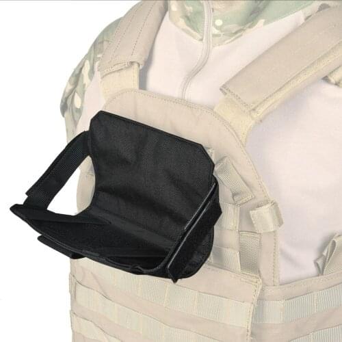 Tactical MOLLE Phone Map Holder Carrier Pouch Vest Plate Front Panel Belt Stiky Pack EDC Utility Nylon Hunting Accessories