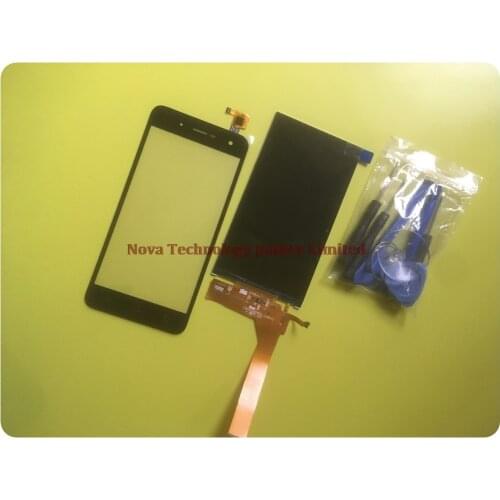 Wyieno 100% Tested For BQ 5057 BQ5057 BQS5057 Strike 2 LCD Display Screen + Touch Screen Digitizer Sensor Panel
