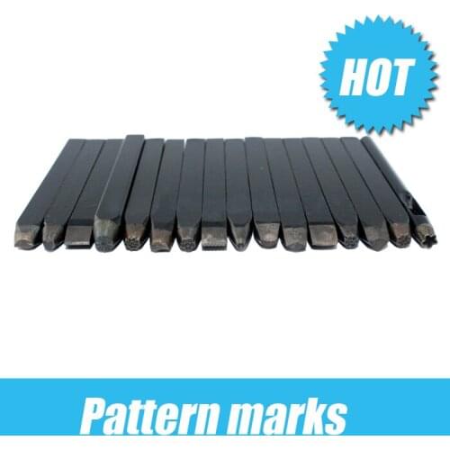 Silver jewelry 16 species of decorative pattern carved flowers chisel chisel Gold craftsman based tool 16 / set goldsmith