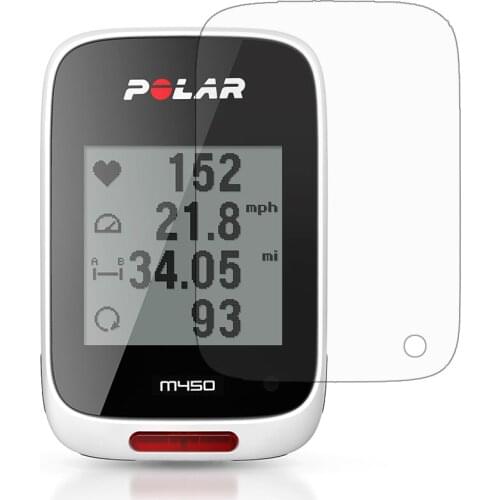 3x Clear LCD Screen Protector Cover Shield Film Skin for Bycicle GPS Polar M450 Road/Mountain Bike Cycling Computer Accessories