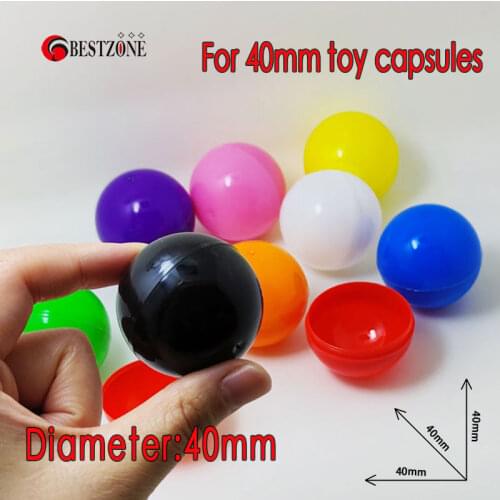 30pcs shippig by China post capsule ball 40mm mixed colors colorful balls