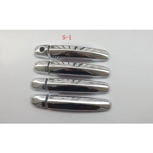 ABS chrome door handle cover Fit For Suzuki Grand Vitara Swift SX4 auto accessories 8 pcs