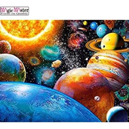 Diamond Embroidery full drill diamot Starry sky 5d diamond painting Cross Stitch Rhinestone Paintings By number mosaic decor art