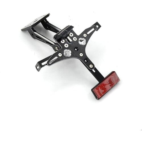 CNC Aluminum Motorcycle Adjustable License Plate Holder Bracket For Yamaha YZF-R6 YZF600R 1998-2002