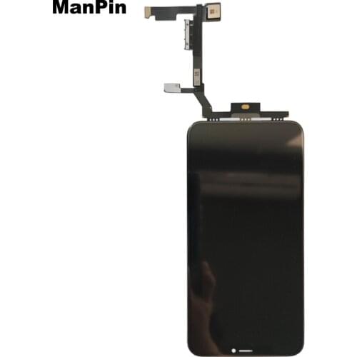 For iPhone XS Max X LCD Screen Touch Glass Long Flex Cable No Soldering Mobile Phone Display Panel Lens Replacement Spare Parts